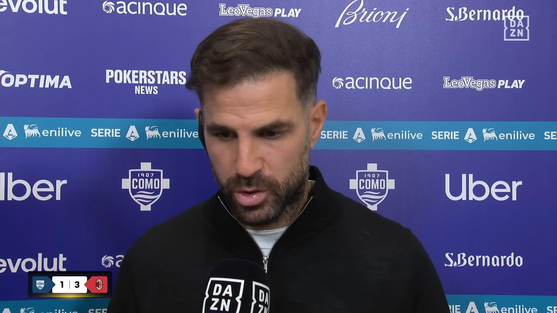 世界杯手机观看平台入口-法布雷加斯:米兰踢出了自己的水平,胜利理应属于他们